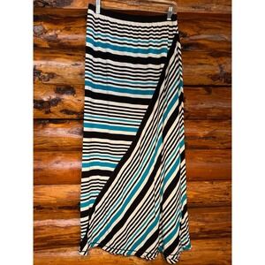 Sophie Max Striped Maxi Dress Size Large‎